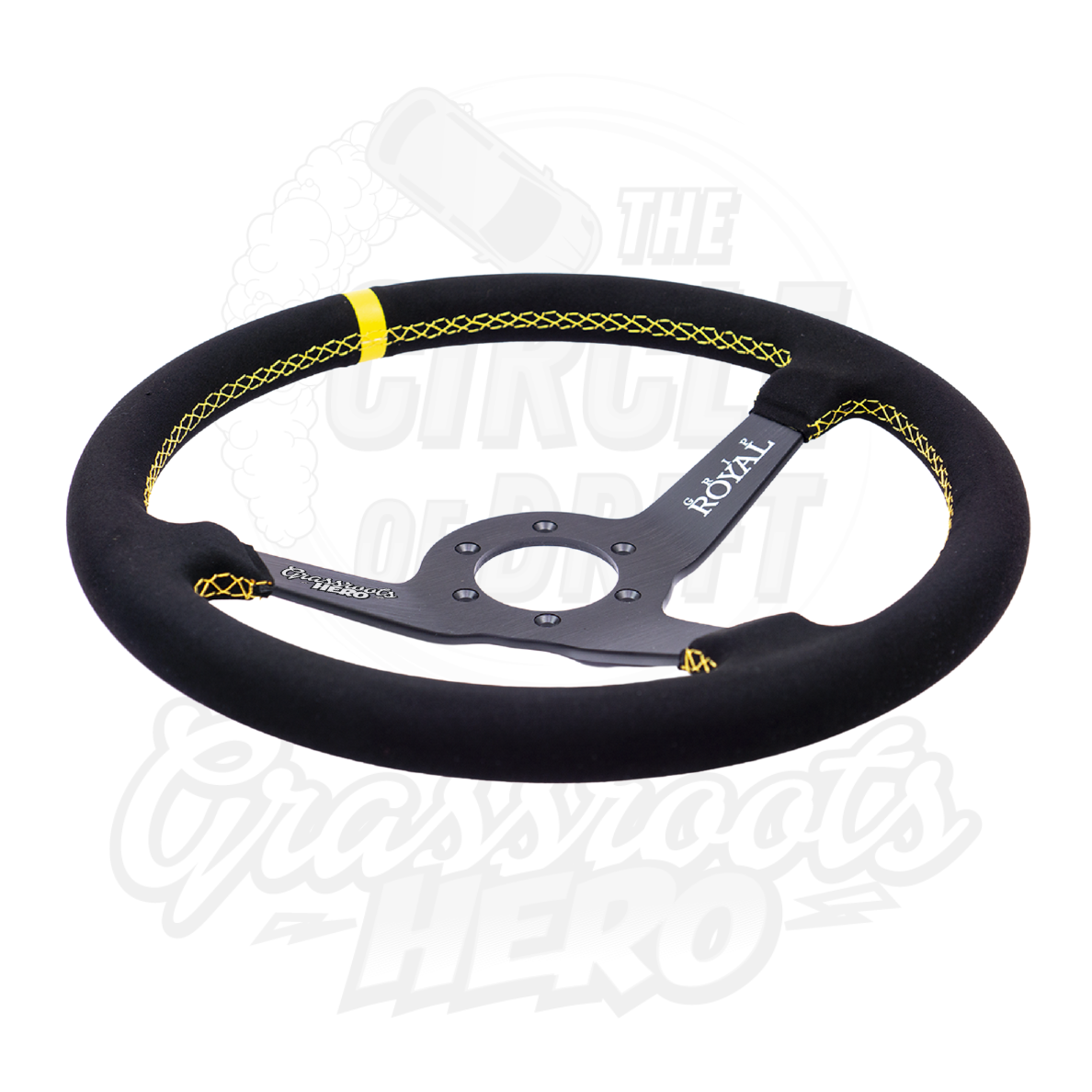 Grassroots Hero x Grip Royal 350mm Steering Wheel