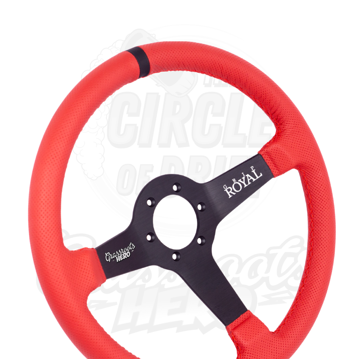 Grassroots Hero x Grip Royal 350mm Steering Wheel