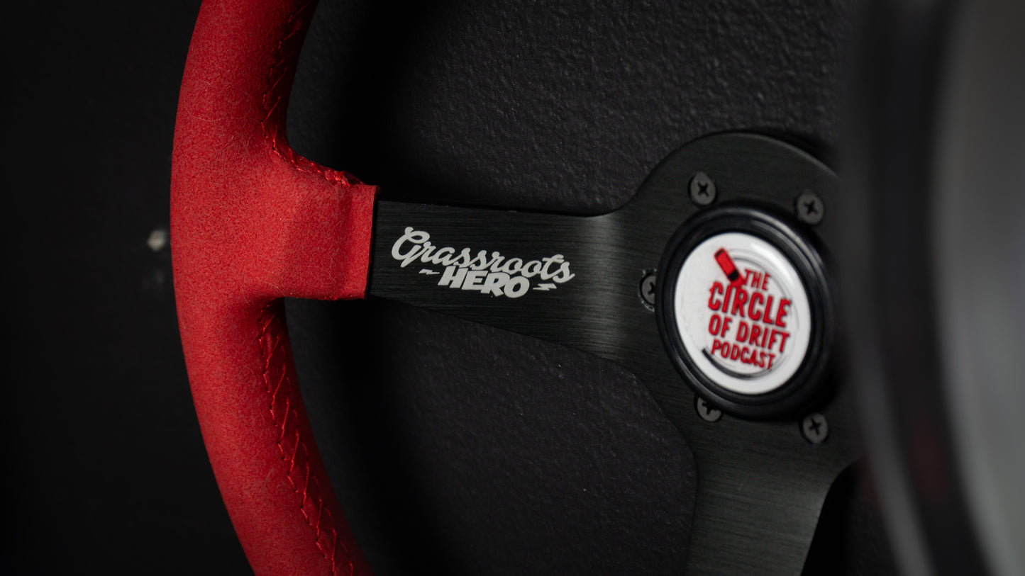 Grassroots Hero x Grip Royal 350mm Steering Wheel