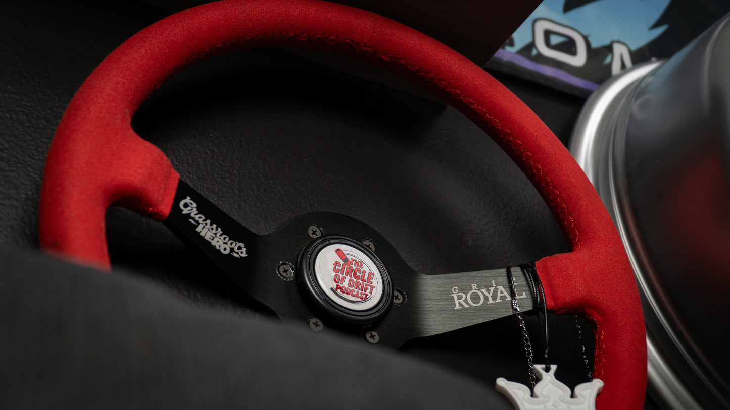 Grassroots Hero x Grip Royal 350mm Steering Wheel