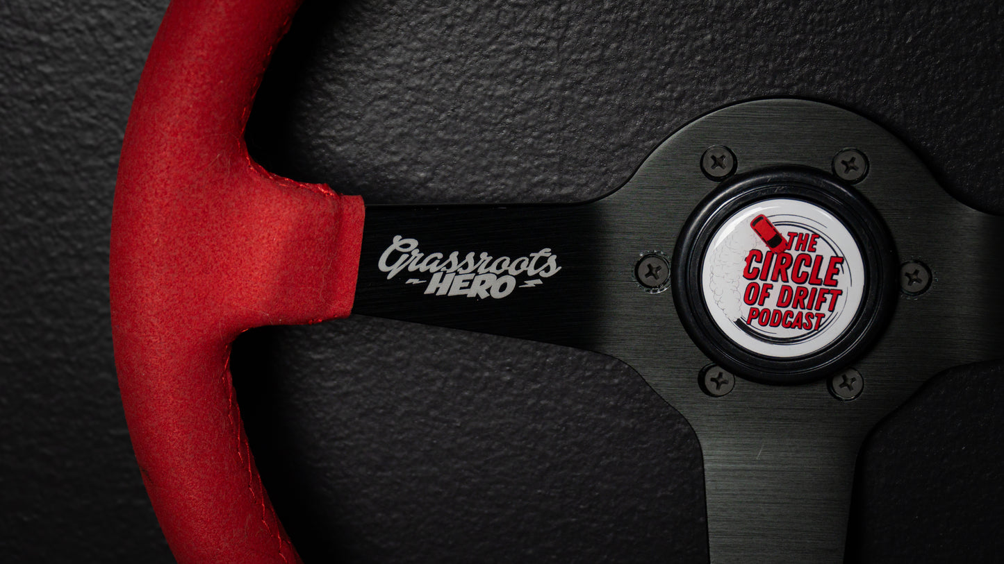 Grassroots Hero x Grip Royal 350mm Steering Wheel