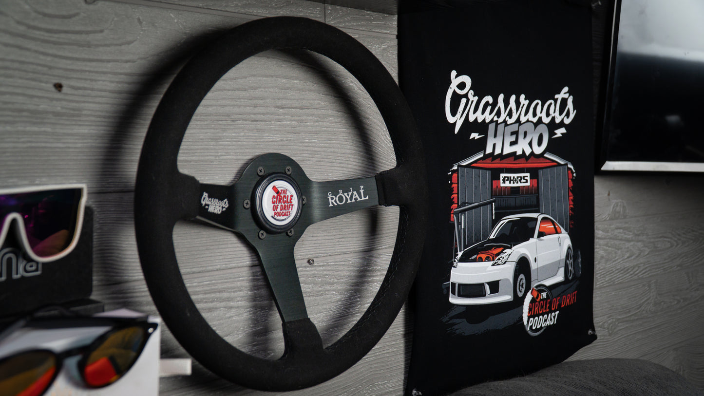 Grassroots Hero x Grip Royal 350mm Steering Wheel