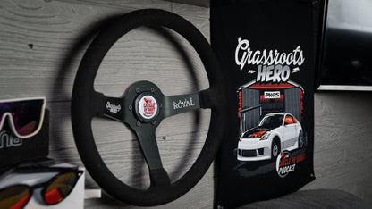 Grassroots Hero x Grip Royal 350mm Steering Wheel